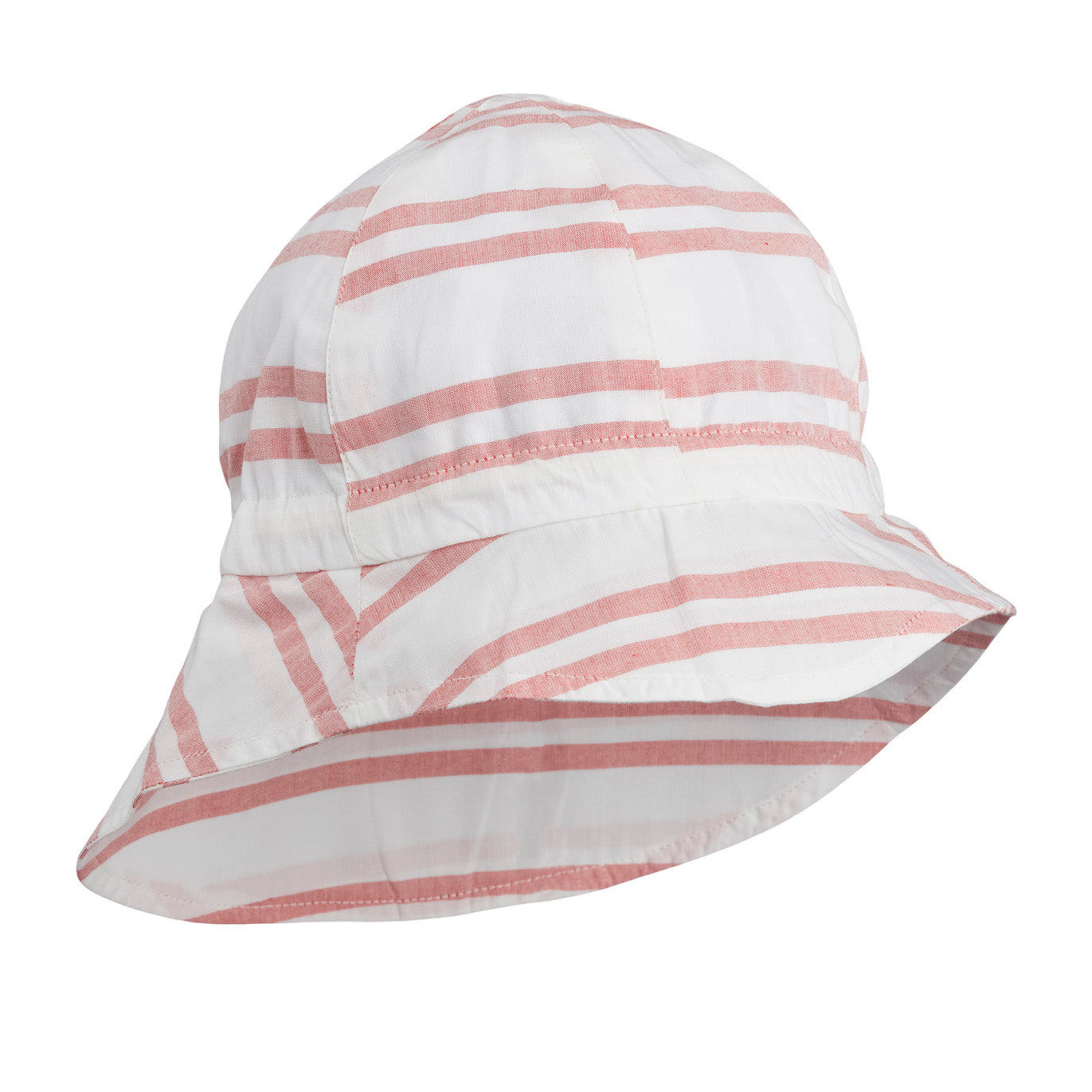 * Liewood Sunneva Zonnehoedje | Stripe Creme De La Creme/ Apple Red