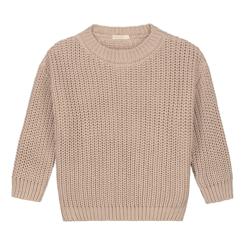 Yuki Chunky Knit Sweater | Shell
