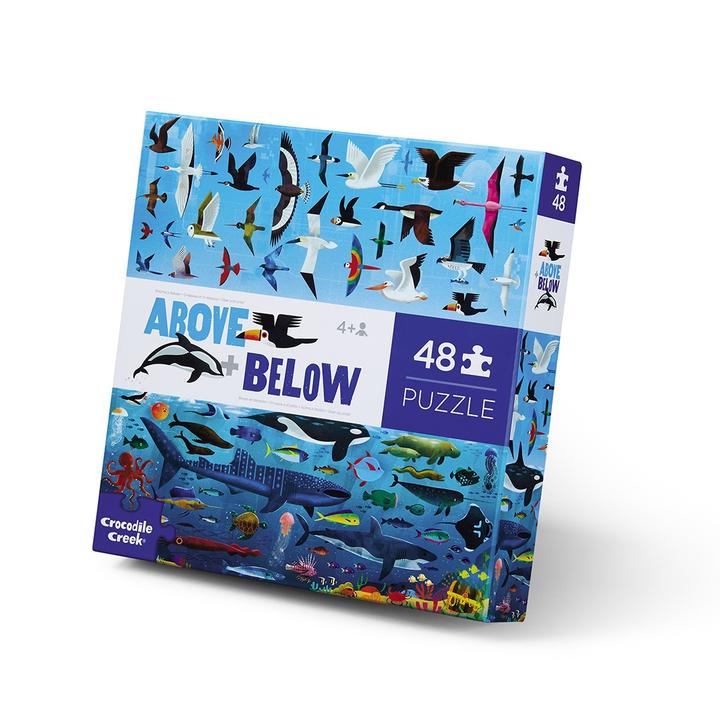 Crocodile Creek puzzel 48 stukken - Above & Below | Sea & Sky