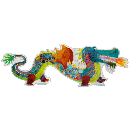 * Djeco Vloerpuzzel 58 Stukken 138 cm | Leon De Draak