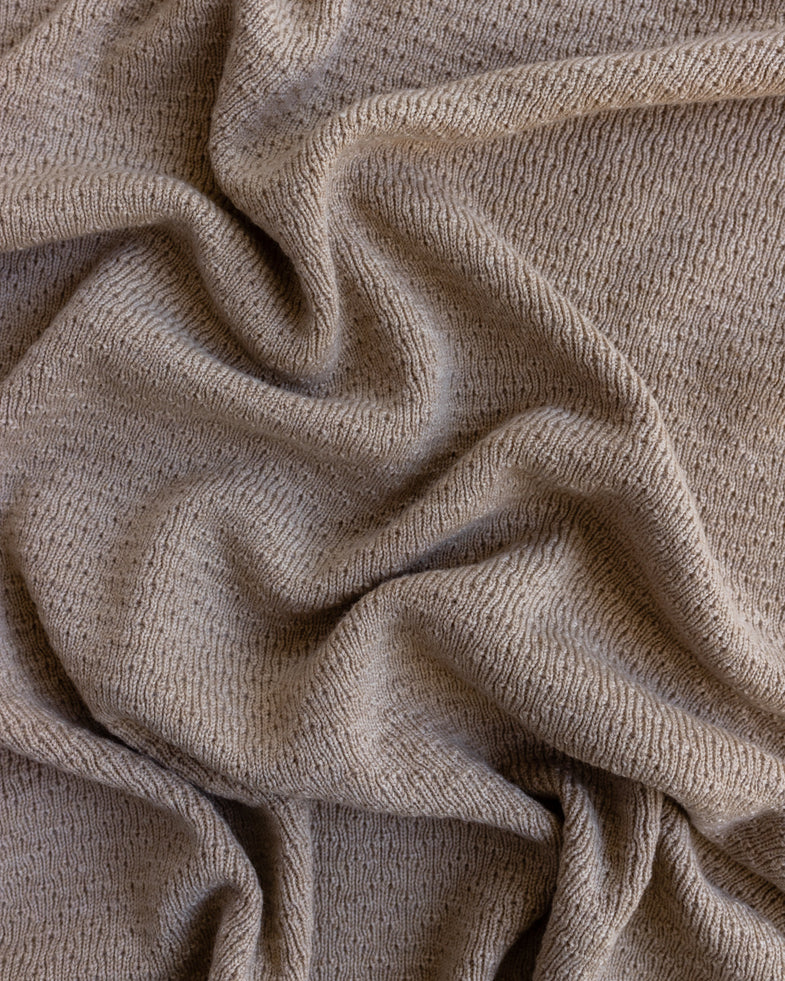 Hvid Blanket Dora | Sand