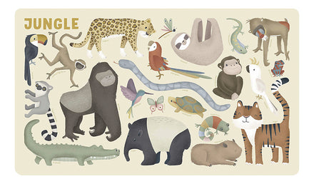 Little Dutch voorleesboek Mijn Eerste Dierenboek, binnenpagina met jungledieren