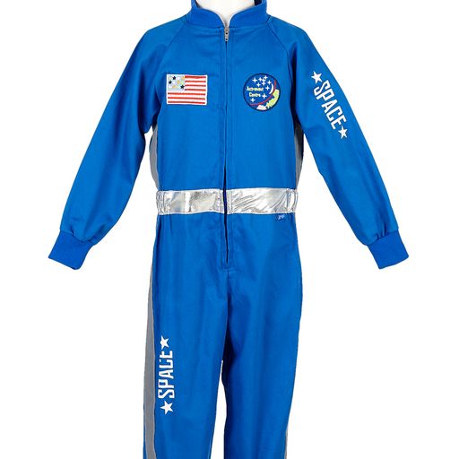 Detail van het Souza astronautenpak Andre verkleedkleding