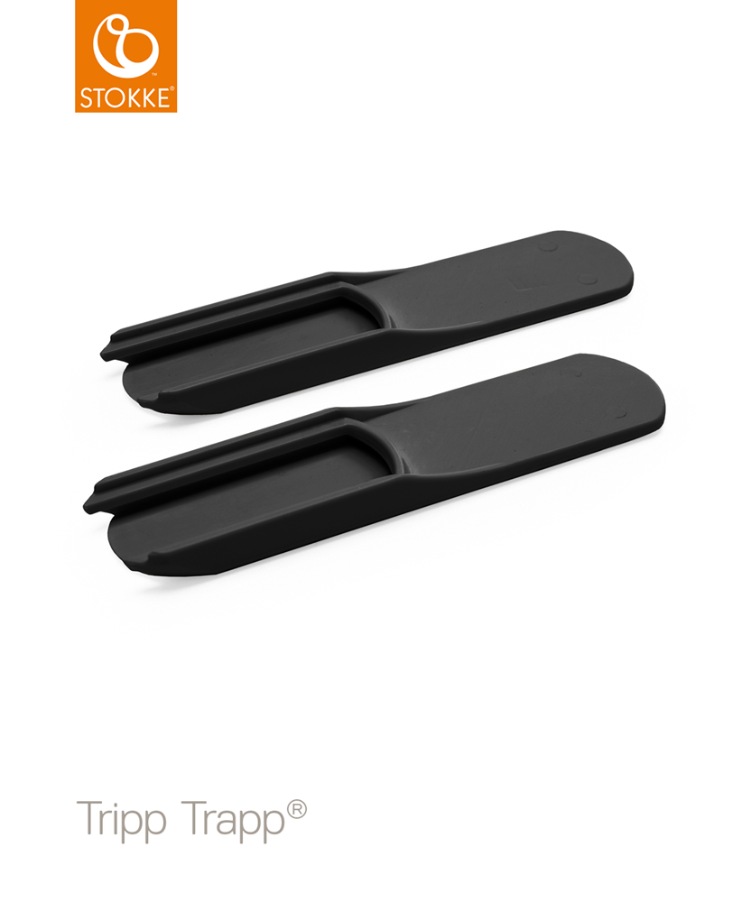 Stokke Tripp Trapp Extended Glider Set zwart, twee verlengde glijders