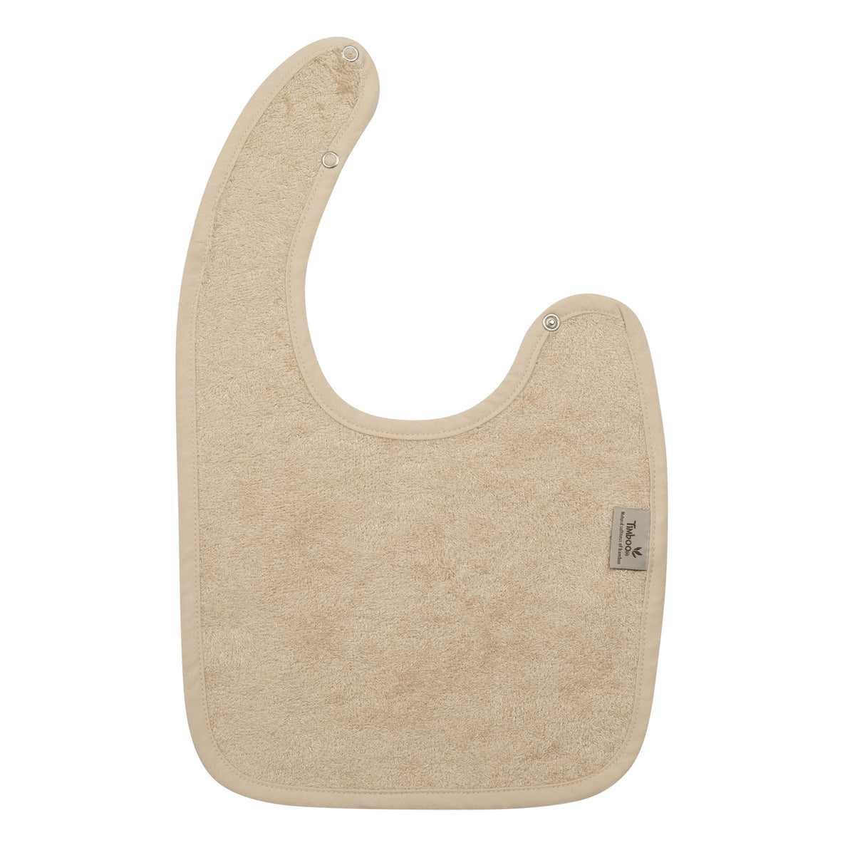 Timboo bamboe slab met drukknoop Frosted Almond, vooraanzicht met drukknopen
