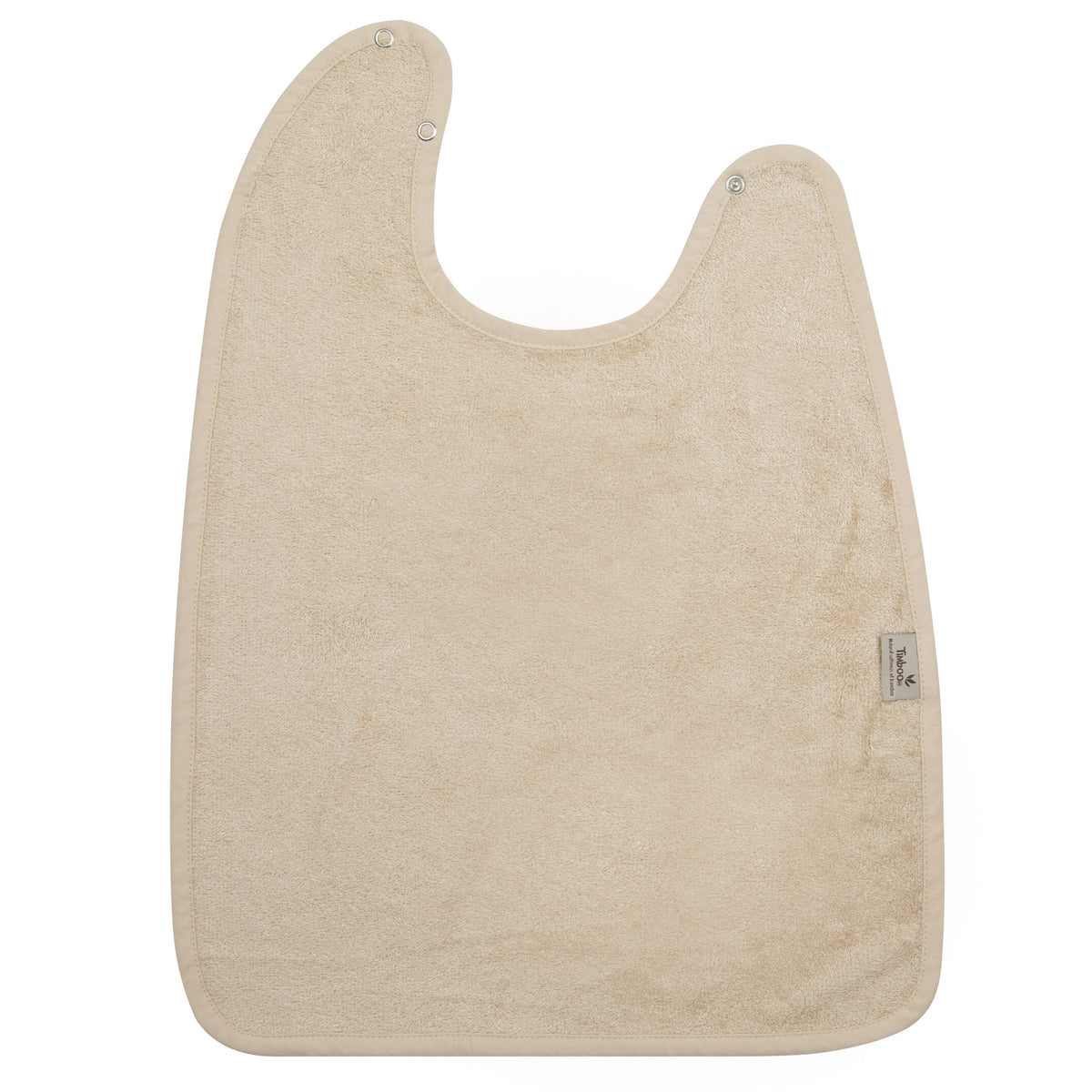 Timboo XXL slab bamboe Frosted Almond plat liggend, vooraanzicht