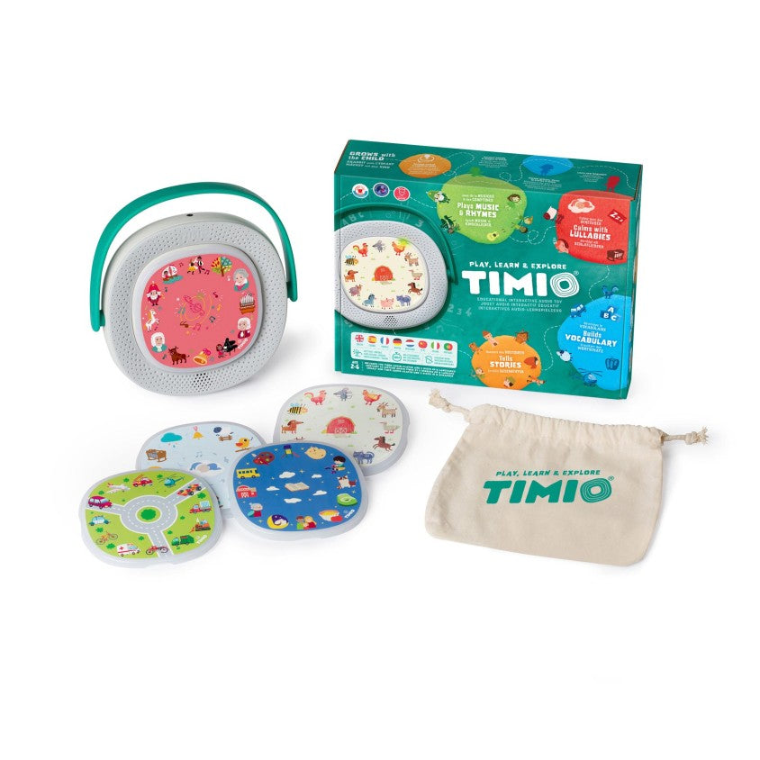 Timio Audio-en Muziekspeler 2.0 Oplaadbaar | Woordjes, Talen, Getallen +2 jaar
