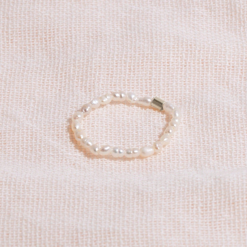 Galore Ring Pearl | Zilver Women Large