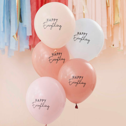 Ginger Ray Set 5 confetti ballonnen | Happy Everything Mix*