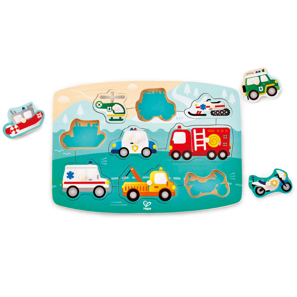 HAPE Houten Inlegpuzzel | Emergency