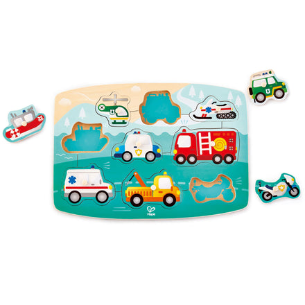 HAPE Houten Inlegpuzzel | Emergency
