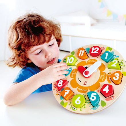 Hape Houten Puzzel | Klok