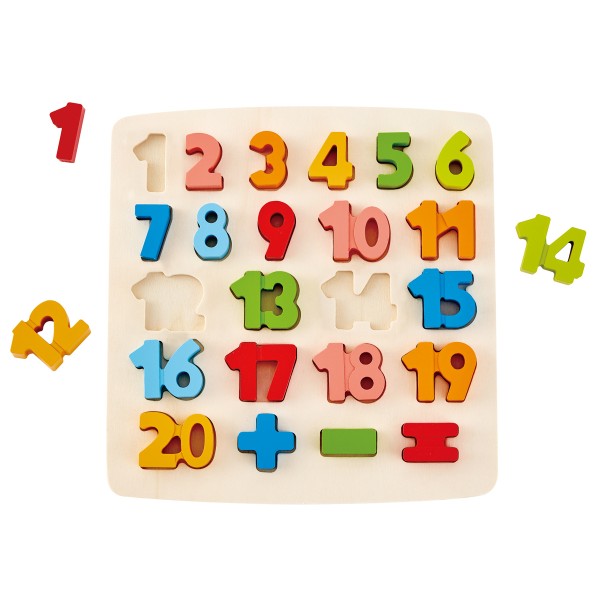 Hape Houten Inlegpuzzel Nummers