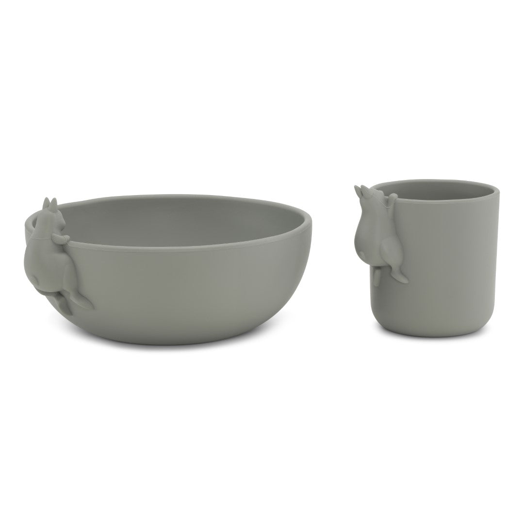 * Konges Sløjd Bowl & Cup Set | Whale
