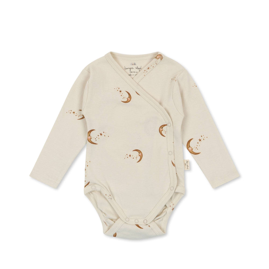 * Konges Sløjd Classic Longsleeve Newborn Body GOTS | Moon