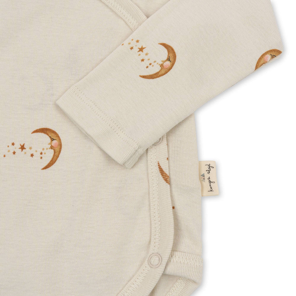 * Konges Sløjd Classic Longsleeve Newborn Body GOTS | Moon