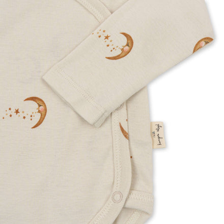 * Konges Sløjd Classic Longsleeve Newborn Body GOTS | Moon