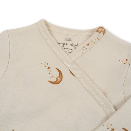 * Konges Sløjd Classic Longsleeve Newborn Body GOTS | Moon