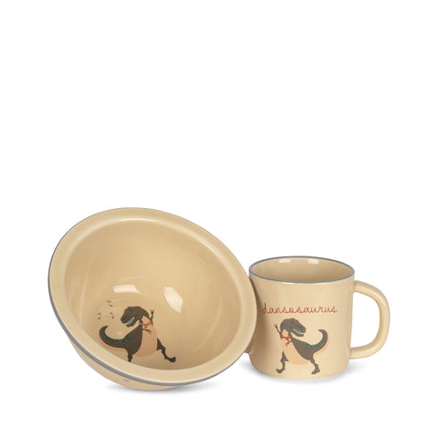 Konges Sløjd Ceramic Bowl & Cup Set | Dansosaurus*