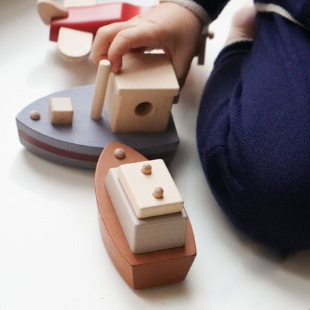 * Konges Sløjd Houten Bootjes | Winter moss