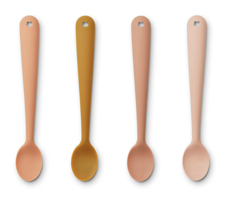 * Liewood Siv Feeding Spoon 4-Pack | Tuscany Rose Multi Mix