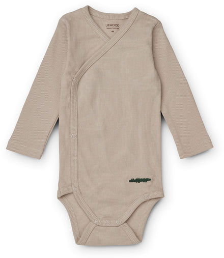 *  Liewood Hali Body Longsleeve 2-pack | Safari Sandy Mix