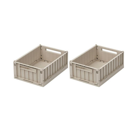 Liewood Weston Storage Box 2 Pack Small Sand