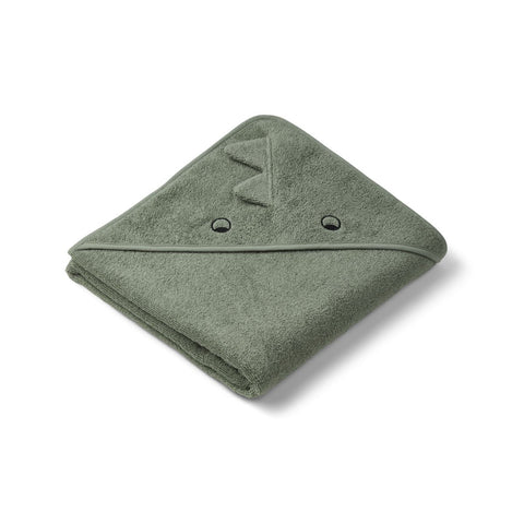 Liewood Augusta Towel badcape | Dino Faune Green