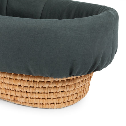 * Nobodinoz Padded Moses Cover Lin Français Green Blue