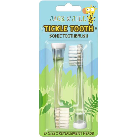 Jack N' Jill organic elektrische tandenborstel 0-3Y - Tickle Tooth Opzetstukjes - PRE-ORDER MAART 2024