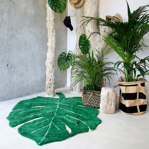 Lorena Canals machinewasbaar tapijt 120x160cm Monstera Leaf