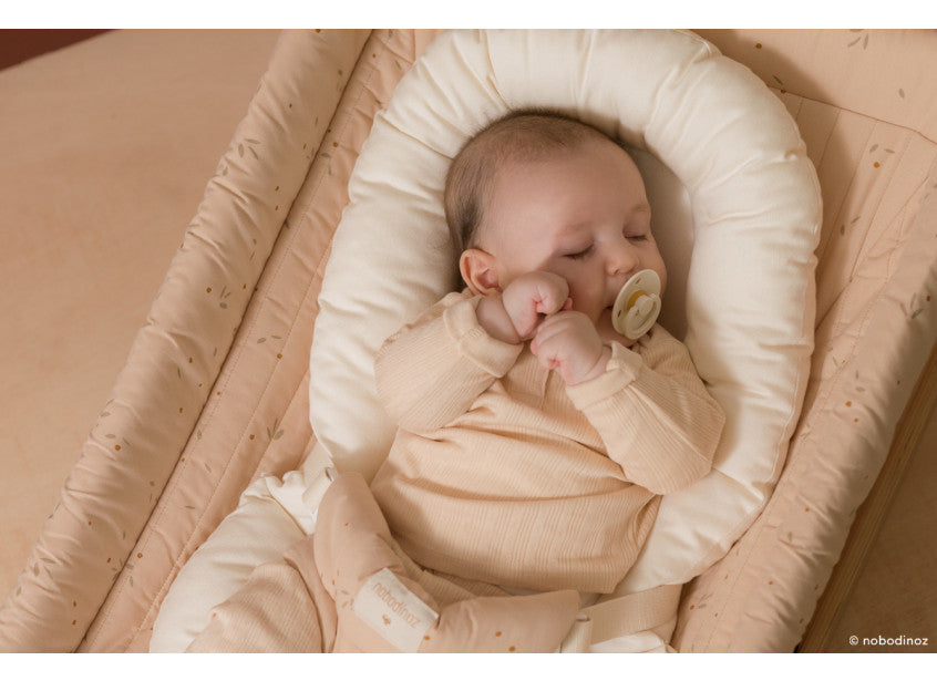 * Nobodinoz Growing Green New Born Bouncer Kussen | Twill