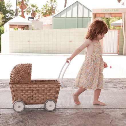 Olli Ella Strolley poppenwagen - Natural