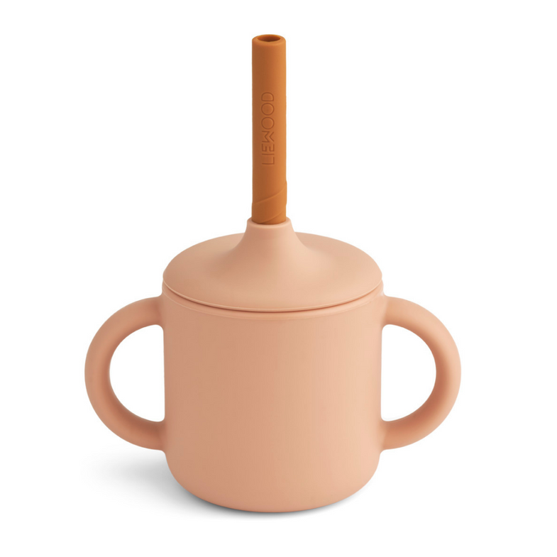 Liewood Cameron Sippy Cup | Mustard / Tuscany Rose Mix*