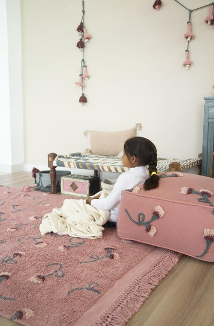 Lorena Canals Pouffe Garden Ash Rose