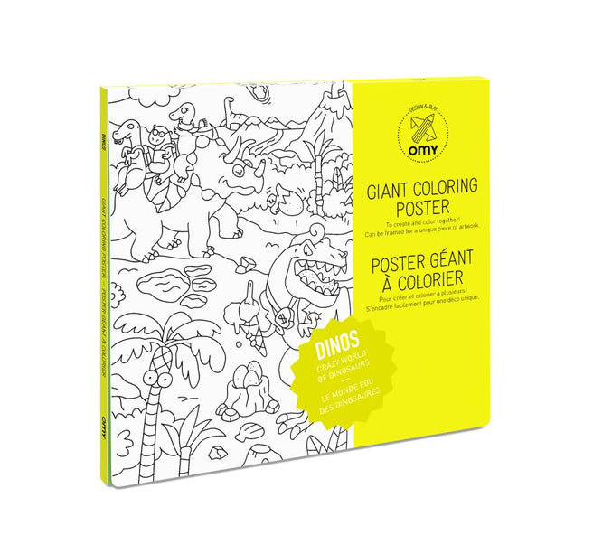 Omy Gigantische Kleurposter | Dino's