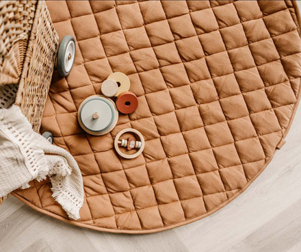 Play And Go Opbergzak Speelmat Organic | Tawny Brown