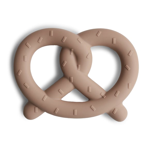 Mushie Bijtring Silicone Pretzel Teether