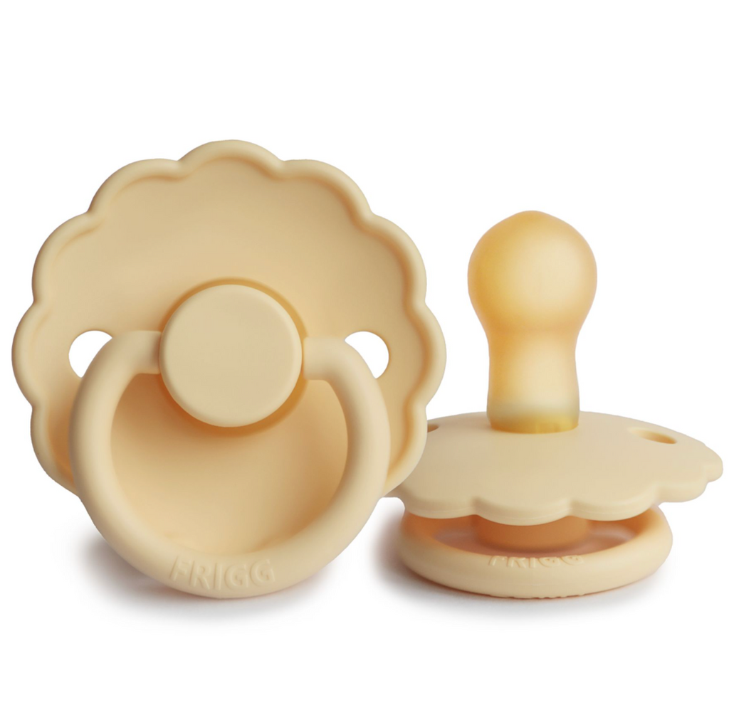 Frigg Daisy Latex Fopspeen 0-6M | Pale Daffodil