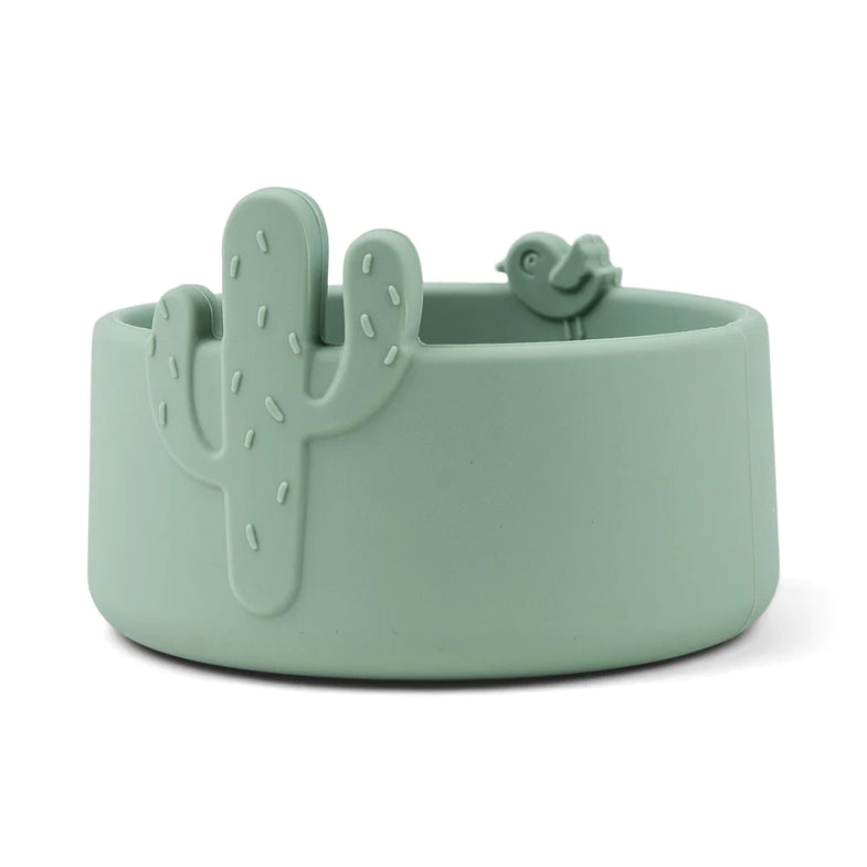 Done By Deer Silicone Bowl Set 2 | Lalee Sand / Green