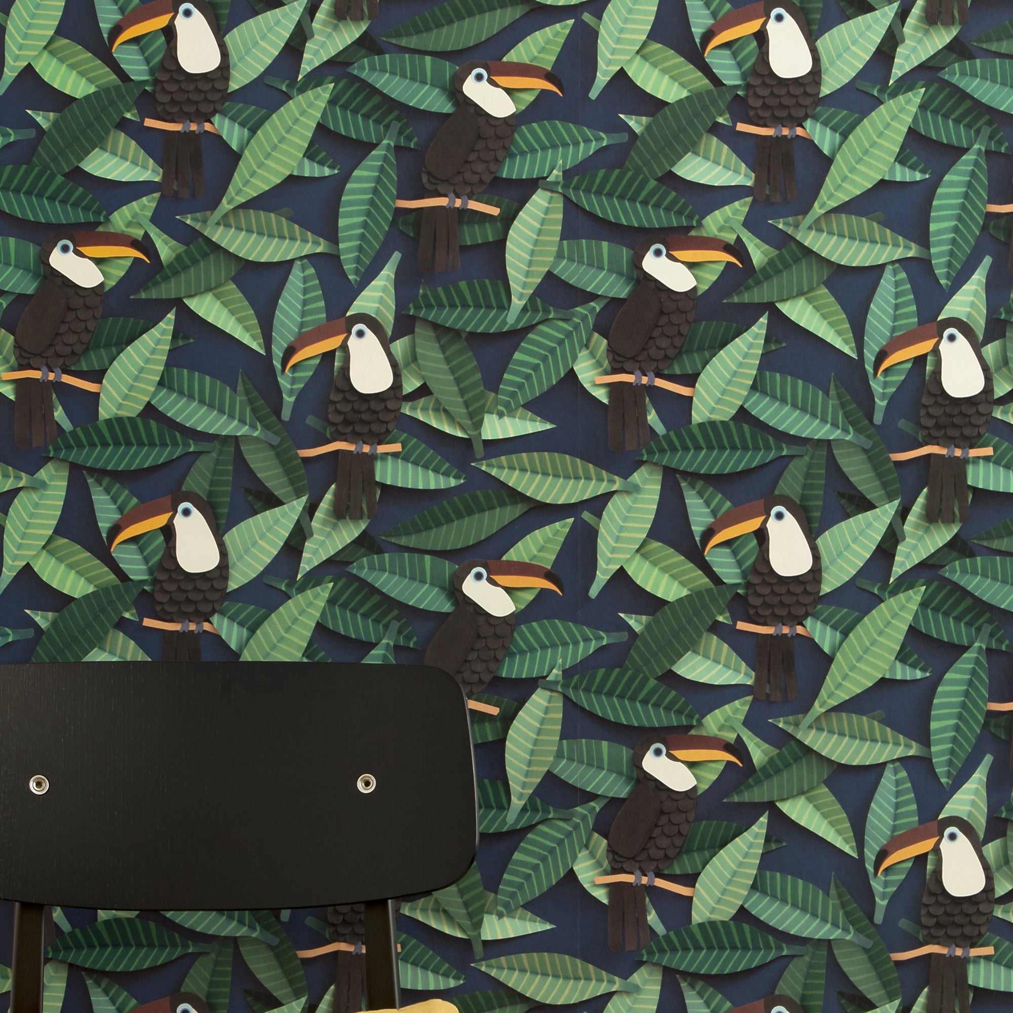 touw Perfect ontgrendelen Studio Ditte Behangpapier | Toucan – De Gele Flamingo