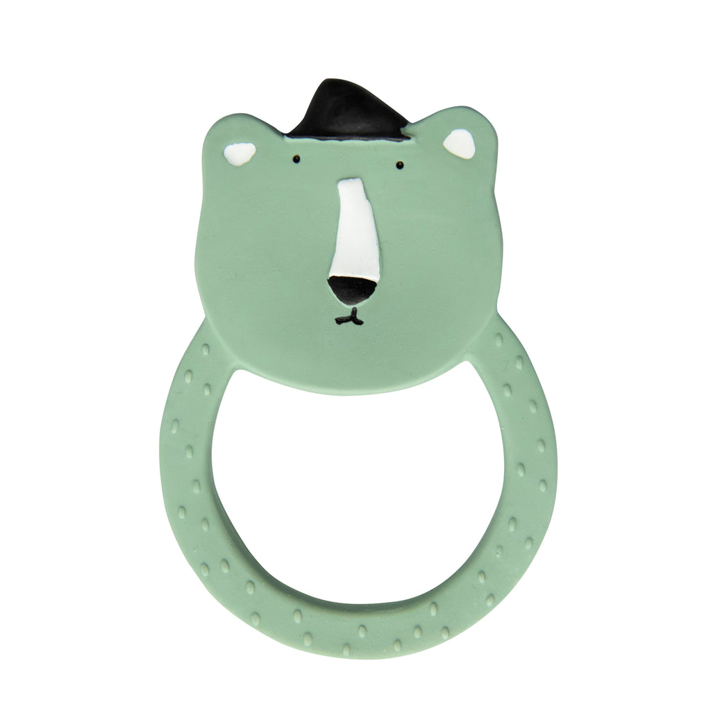 * Trixie Rond Bijtspeeltje Natuurrubber | Mr. Polar Bear