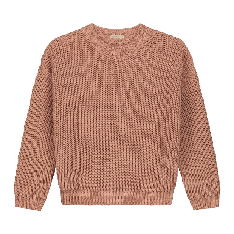 Yuki Chunky Knit Adult Sweater | Blush*