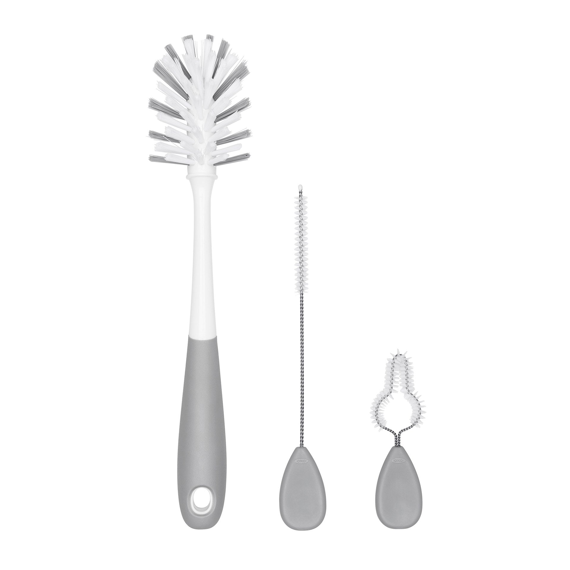 OXO Tot Flessen - Spenen - Beker Borstel Set Met Staander OXO Tot Flessen - Spenen - Beker Borstel Set Met Staander