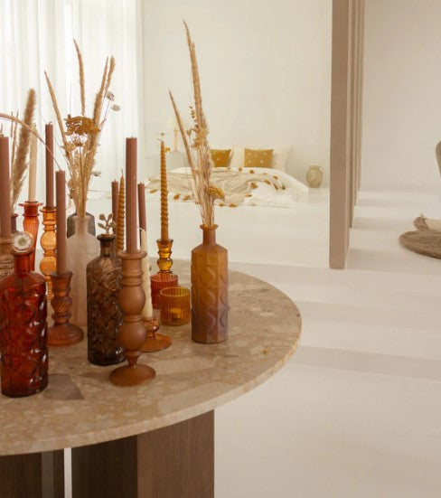 À la Collection Glass Candle Holder | Coral*