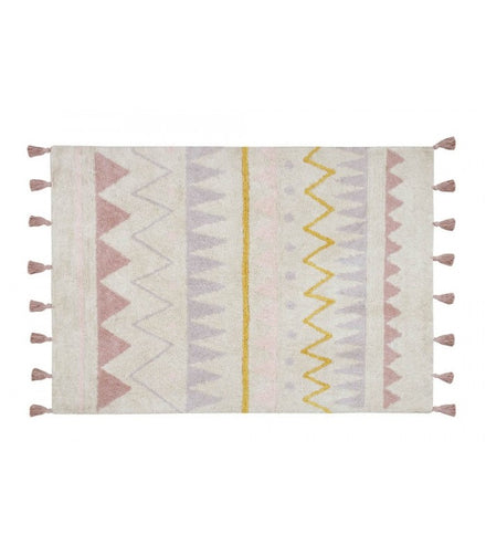 Lorena Canals machinewasbaar tapijt 120x160cm Azteca Natural Vintage Nude Medium