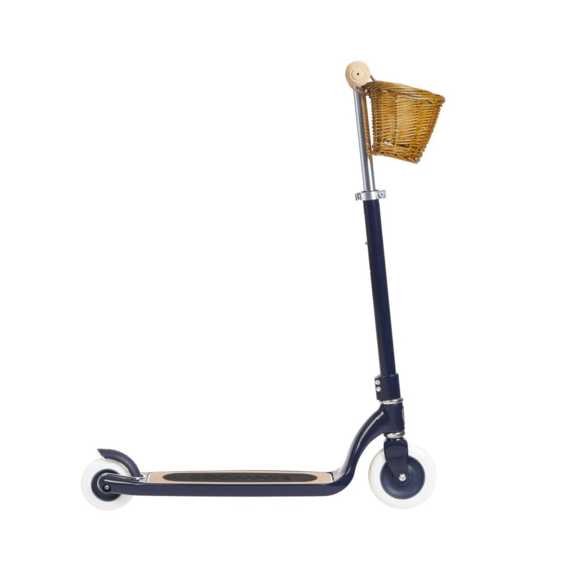 * Banwood Maxi Scooter Met Fietsmand | Navy Blue
