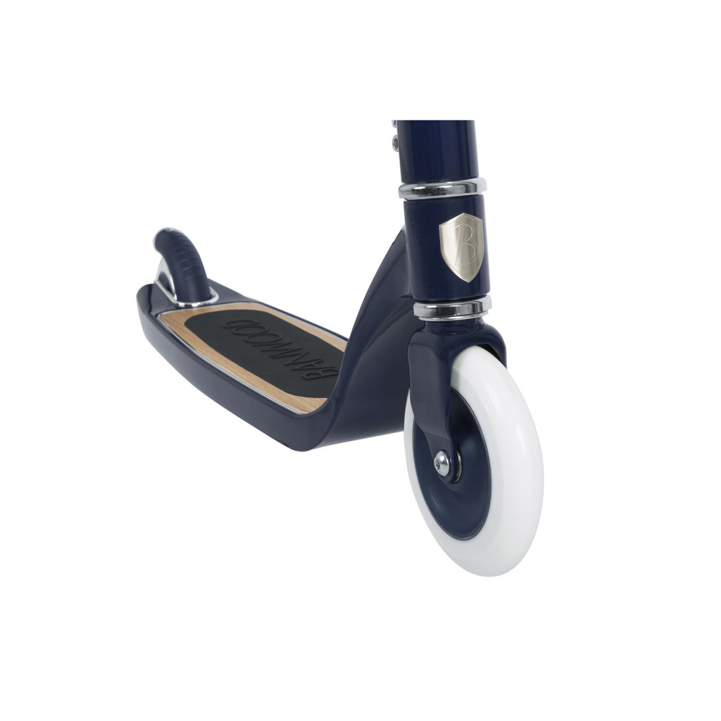 * Banwood Maxi Scooter Met Fietsmand | Navy Blue