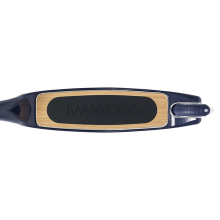 * Banwood Maxi Scooter Met Fietsmand | Navy Blue
