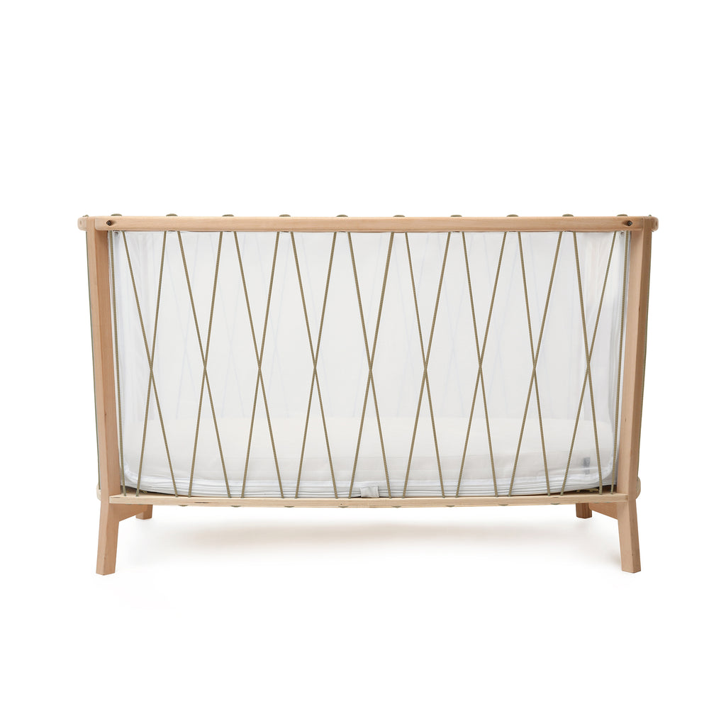 Charlie Crane Aanpasbaar Babybed KIMI 130x76cm | Hazelnut